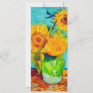 Van Gogh Sunflowers Invitation