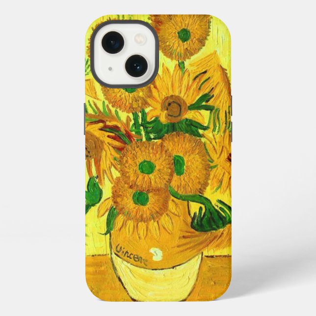 Van Gogh Sunflowers iPhone Case (Back)