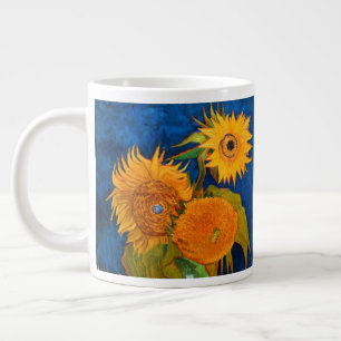 Van Gogh Sunflowers Large Coffee Mug