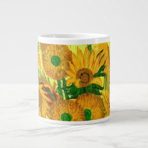Van Gogh Sunflowers Large Coffee Mug