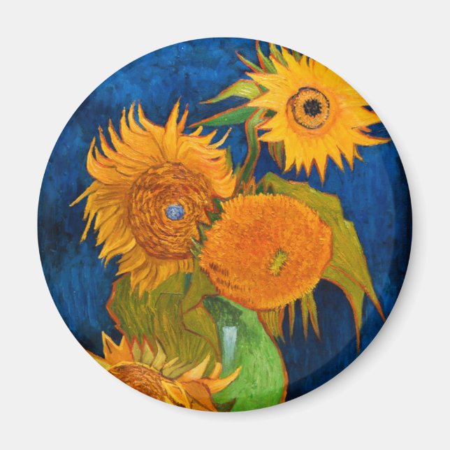  Van Gogh Sunflowers Magnet (Front)