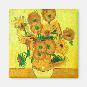 Van Gogh Sunflowers Magnet