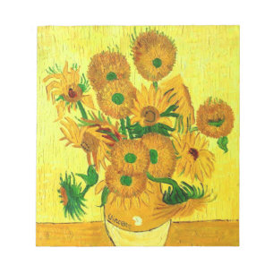 Van Gogh Sunflowers Notepad