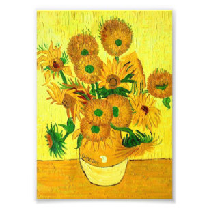 Van Gogh Sunflowers Photo Print