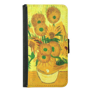 Van Gogh Sunflowers Samsung Galaxy S5 Wallet Case