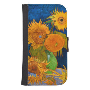 Van Gogh Sunflowers Samsung S4 Wallet Case
