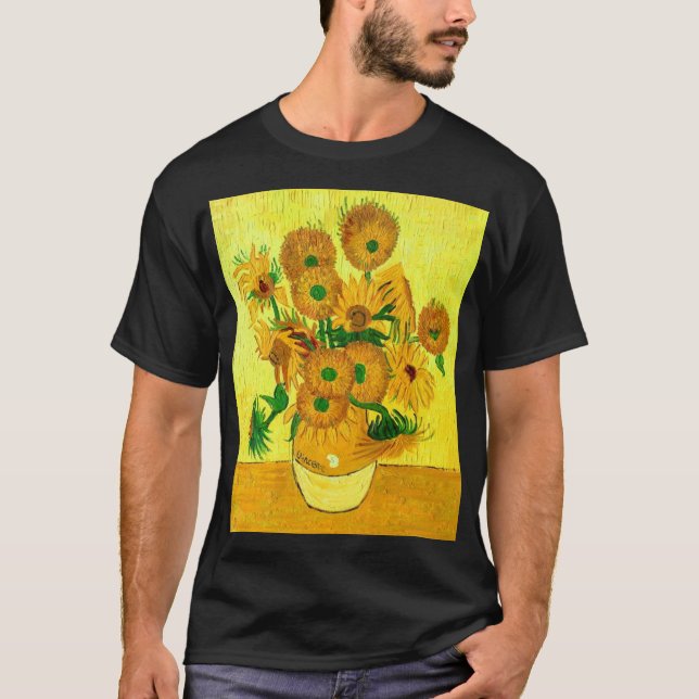 Van Gogh Sunflowers T-Shirt (Front)