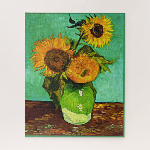 Van Gogh - Sunflowers (three) Jigsaw Puzzle