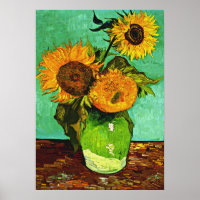 Van Gogh - Sunflowers, Three