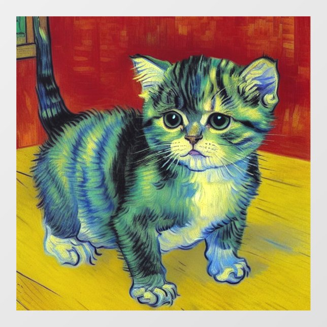 Van Gogh Tabby Cat (Sheet)