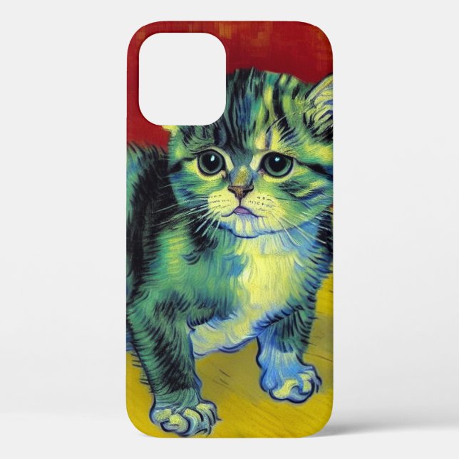 Van Gogh Tabby Cat Case-Mate iPhone Case (Back)