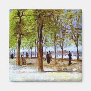Van Gogh: Terrace in the Luxembourg Garden Magnet