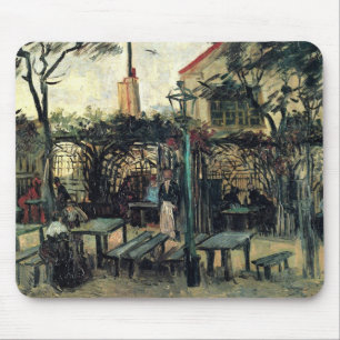 Van Gogh Terrace of a Cafe on Montmartre, Fine Art Mouse Pad