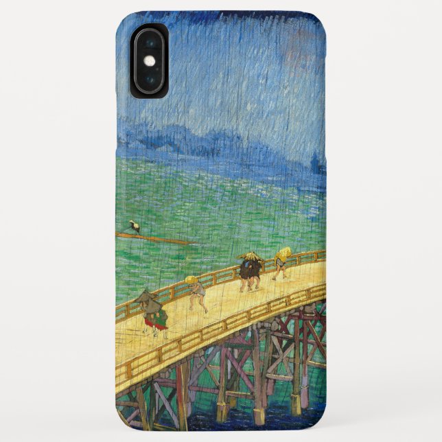 Van Gogh The Bridge in the Rain after Hiroshige Case-Mate iPhone Case (Back)