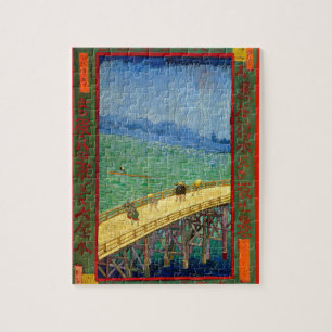 Van Gogh The Bridge in the Rain after Hiroshige Jigsaw Puzzle