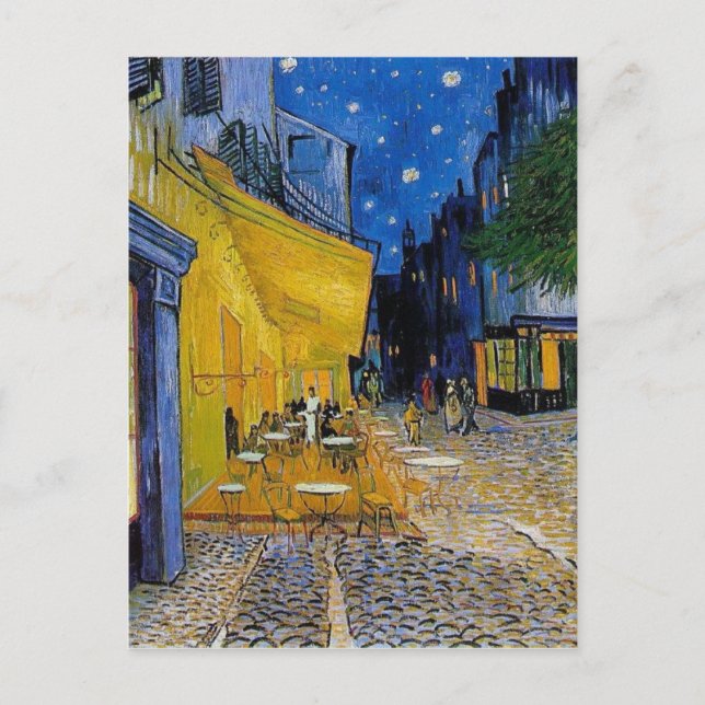 Van Gogh - The Cafe Terrace Postcard (Front)