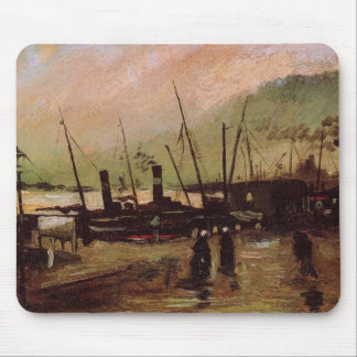 Van Gogh The De Ruijterkade in Amsterdam Mouse Pad