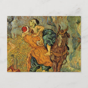 Van Gogh The Good Samaritan, Vintage Impressionism Postcard