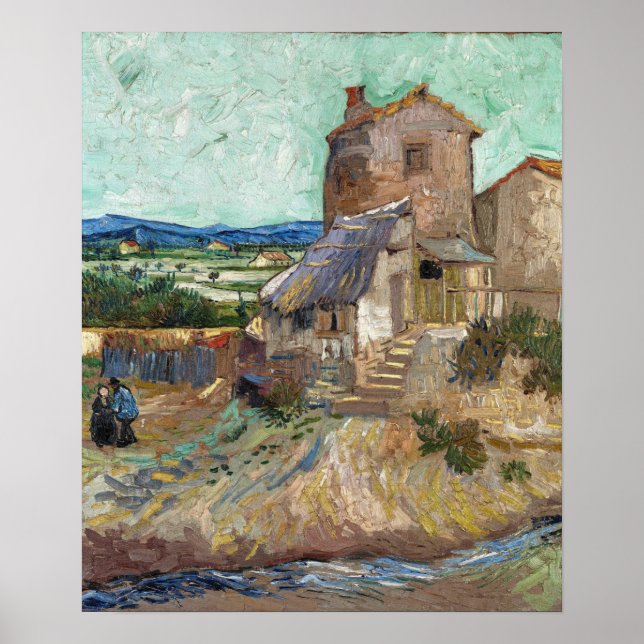 Van Gogh - The House Of La Crau (Old Mill) Poster (Front)