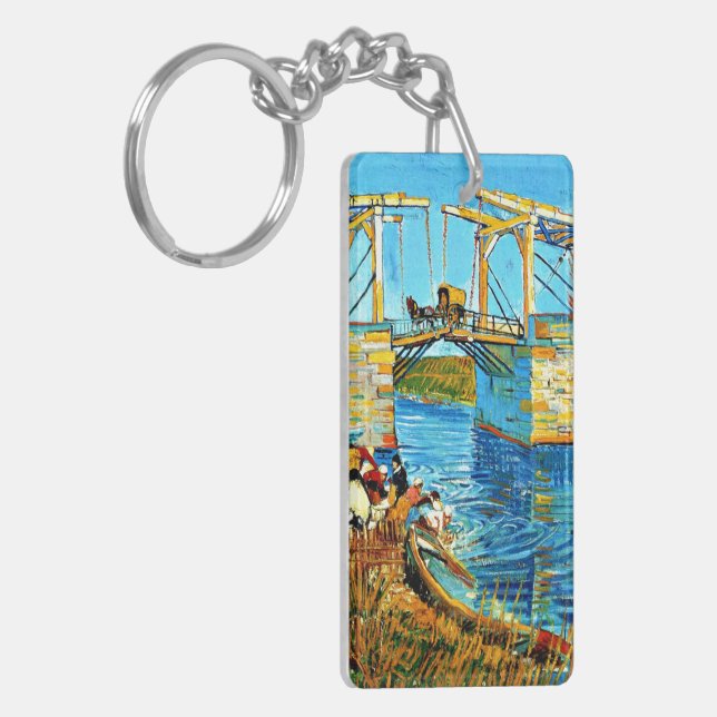 Van Gogh - The Langlois Bridge at Arles Key Ring (Front Left)