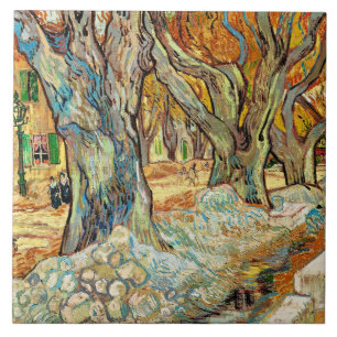 Van Gogh - The Large Plane Trees Ceramic Tile