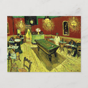 Van Gogh - The Night Cafe, famous painting Postcard