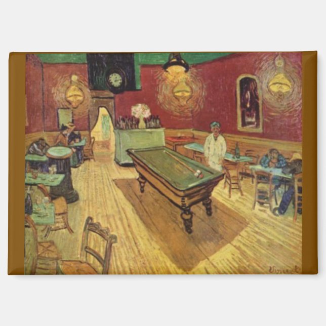Van Gogh, The Night Cafe,  Magnet (Front)
