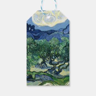 Van Gogh The Olive Trees Landscape Painting Gift Tags