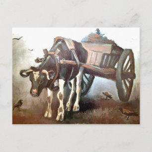 Van Gogh - The Ox Cart Postcard