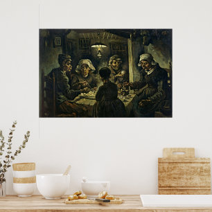 Van Gogh The Potato Eaters Fine Art Poster