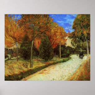 Van Gogh The Public Park at Arles Vintage Fine Art Poster