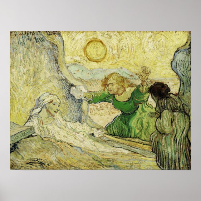 Van Gogh - The Raising Of Lazarus (After Rembrandt Poster (Front)