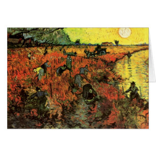 Van Gogh, The Red Vineyard, Vintage Impressionism