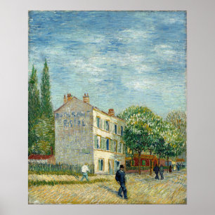 Van Gogh - The Rispal Restaurant In Asnieres Poster