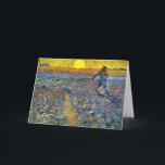 Van Gogh - The Sower Card<br><div class="desc">The Sower,  famous painting by Vincent van Gogh</div>