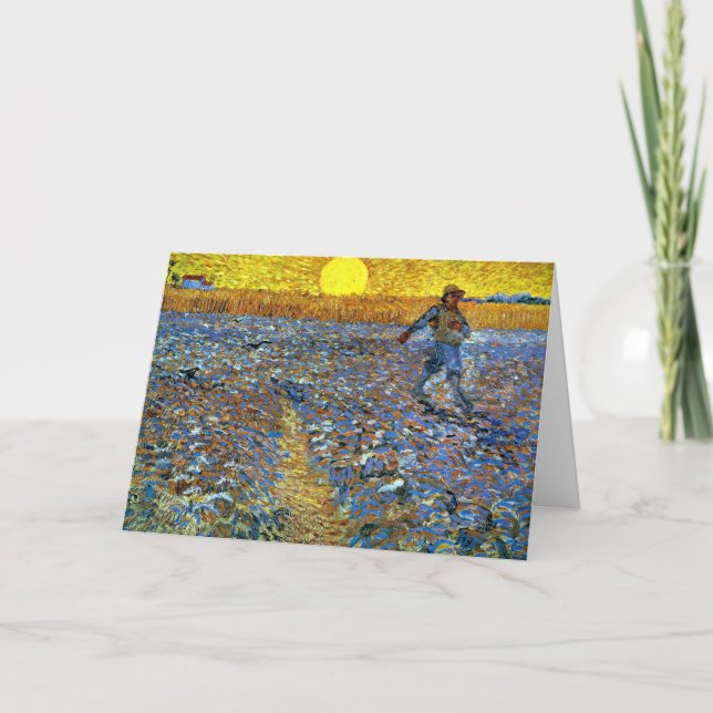 Van Gogh - The Sower Card (Front)