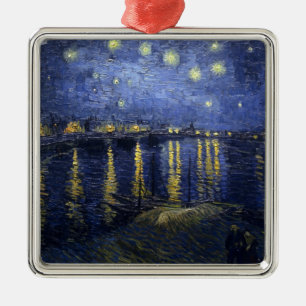 Van Gogh, The Starry Night, 1888 Metal Ornament