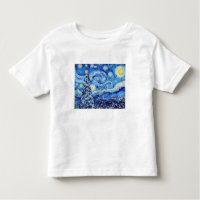 Van Gogh - The Starry Night - White Christmas Art 