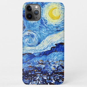 Van Gogh - The Starry Night - White Christmas iPho iPhone 11Pro Max Case