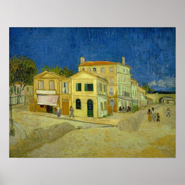 Van Gogh - The Yellow House Poster (Front)