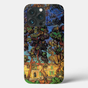 Van Gogh Trees in the Garden, Saint Paul Hospital iPhone 13 Pro Case