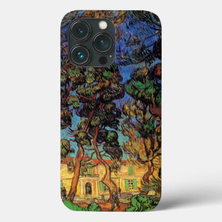 Van Gogh Trees in the Garden, Saint Paul Hospital iPhone 13 Pro Case