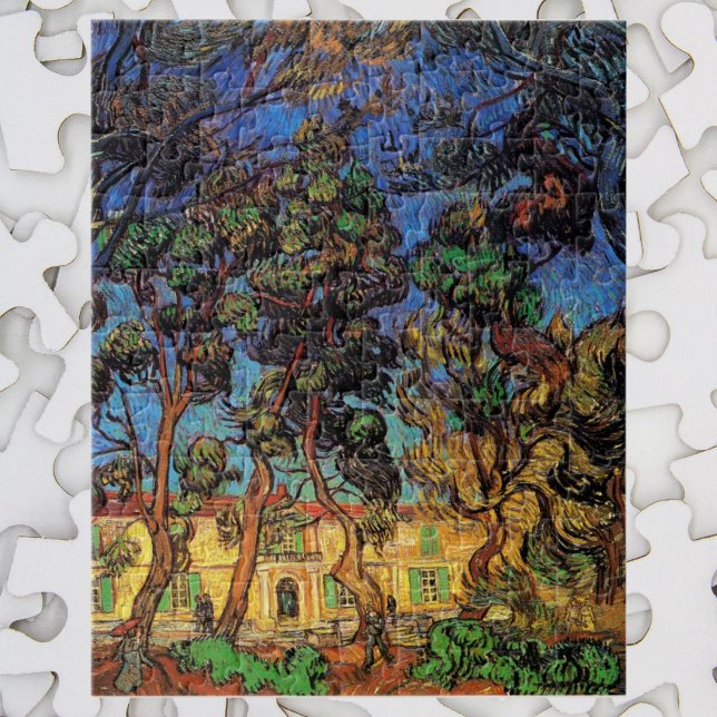 Van Gogh Trees in the Garden, Saint Paul Hospital Jigsaw Puzzle (Creator Uploaded)