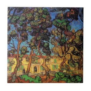 Van Gogh Trees in the Garden, Saint Paul Hospital Tile