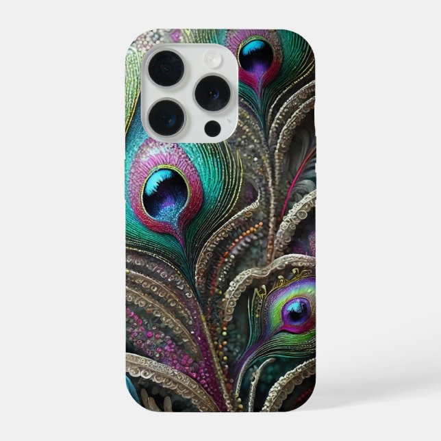 Van Gogh Tulips, Deep purple fanciful garden iPhone Case (Back)