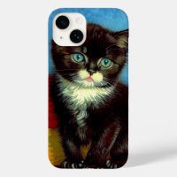 Van Gogh Tuxedo Cat