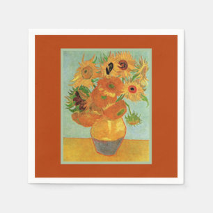 Van Gogh - Twelve Sunflowers Napkins