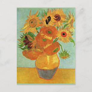 Van Gogh - Twelve Sunflowers Postcard
