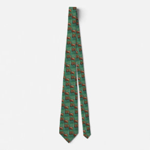 Van Gogh Two Crabs Green Impressionist Art Tie