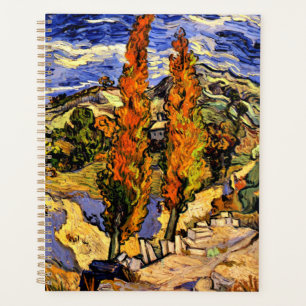 Van Gogh - Two Poplars on a Hill Planner